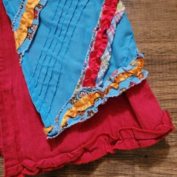 Girls vintage hippie top dress boho Bohemian handmade size 2 2T Berkeley - Picture 4 of 5